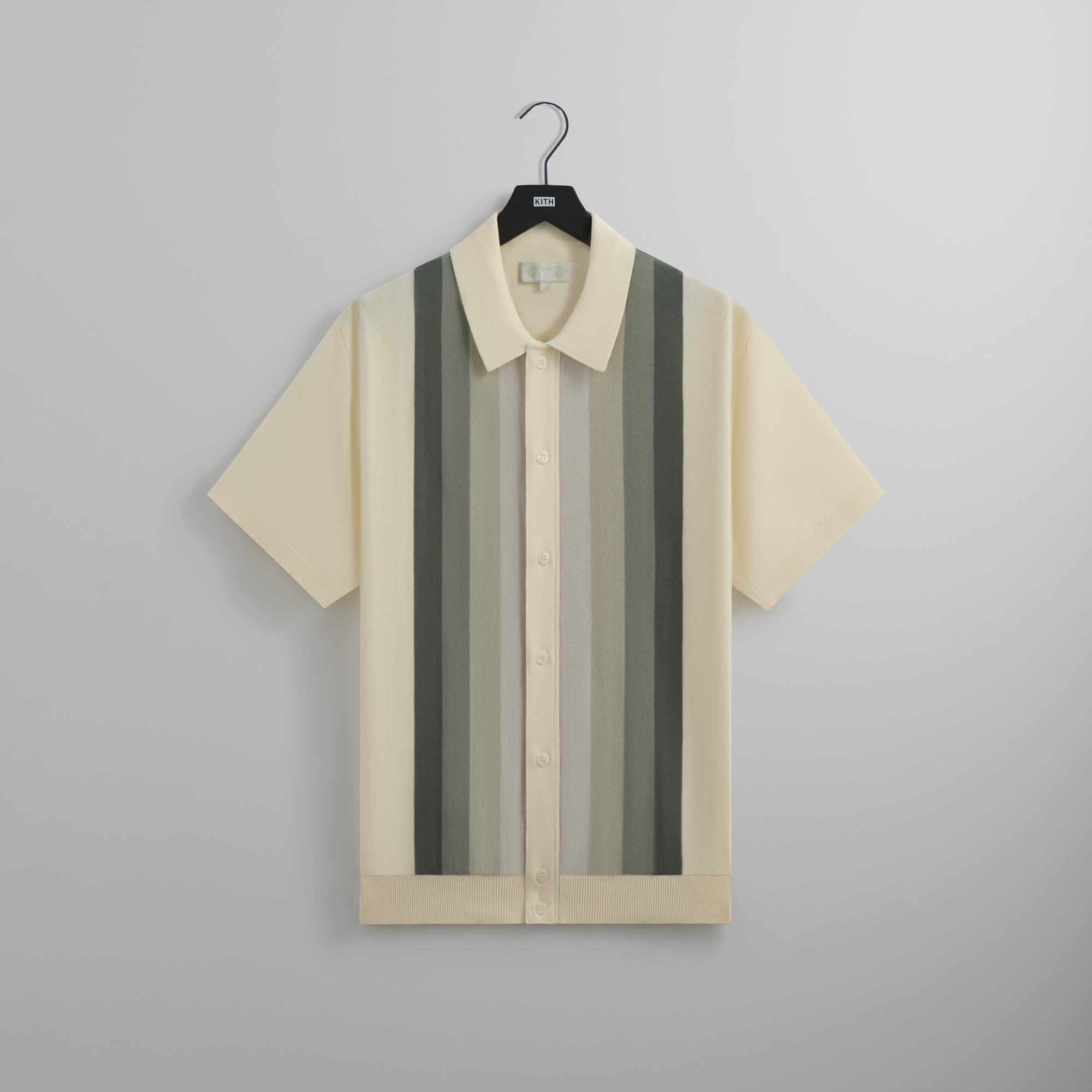 Kith Tilden Short Sleeve Button Up Polo - Sandrift