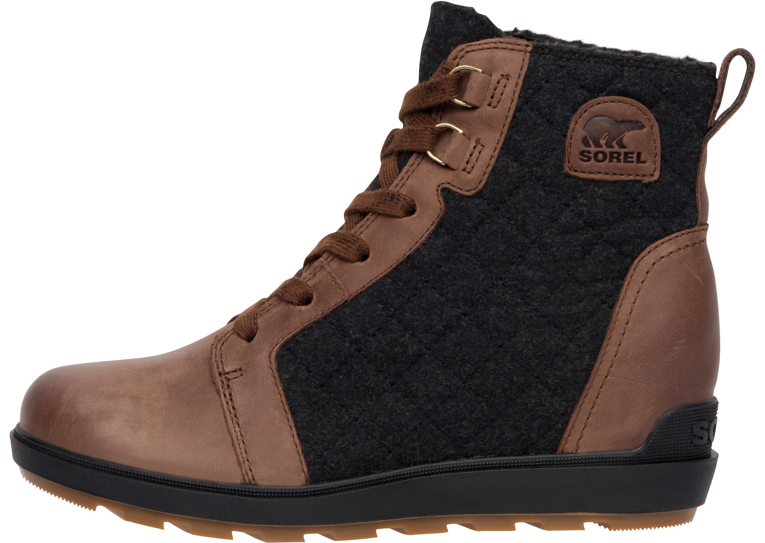 Sorel Womens Evie II NW Lace Tobacco Black