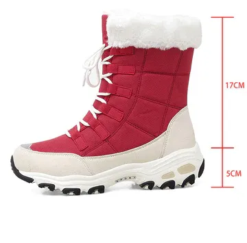 EVERYDAY FAUX FUR TRIM WATERPROOF WOMEN'S BOOTIE