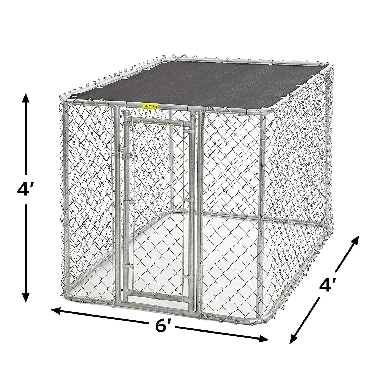 MidWest Homes For Pets K9 Steel Chain Link Portable Yard Kennel