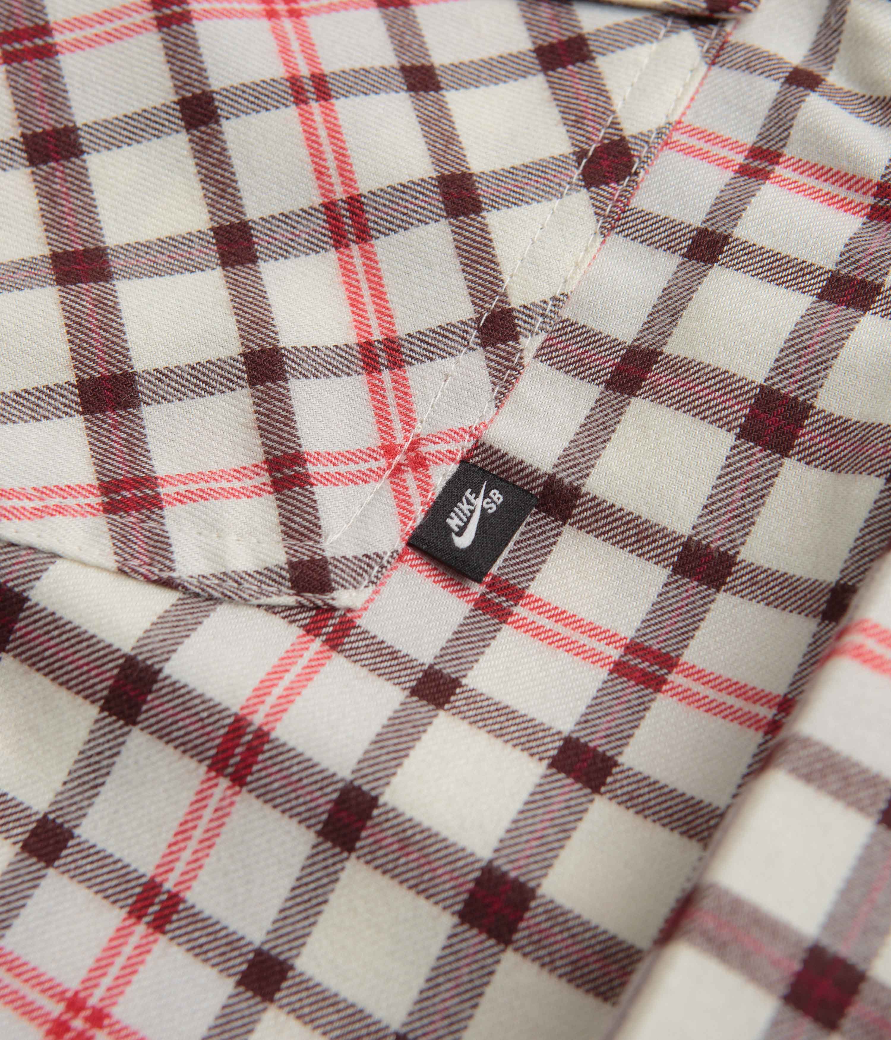 Nike SB Flannel Shirt - Coconut Milk / Light Bone