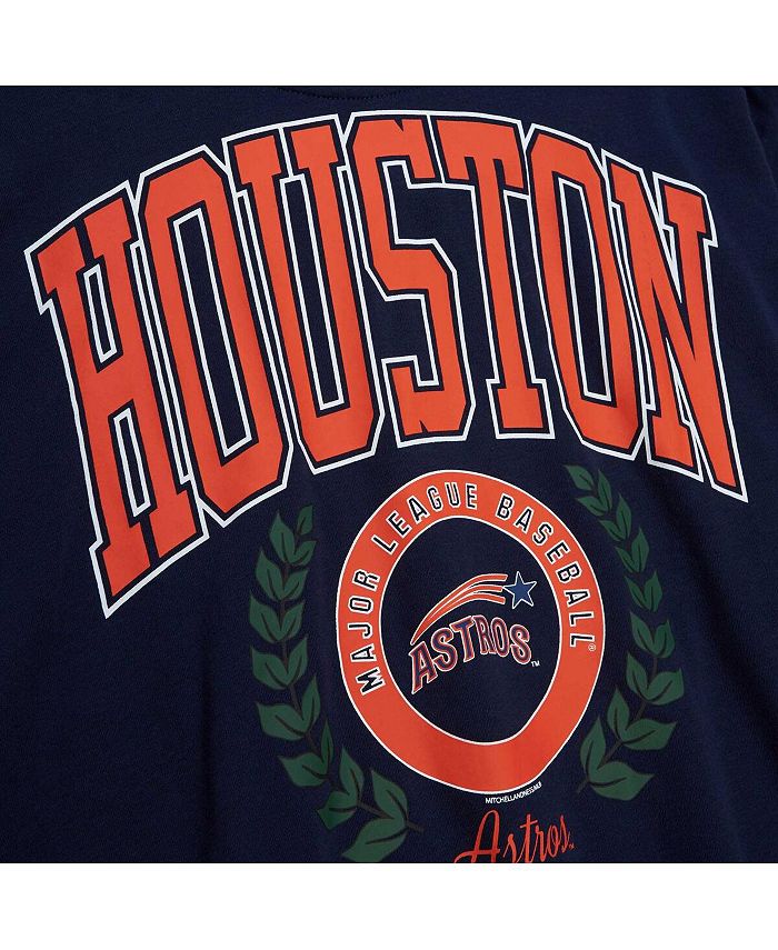 Women's Navy Houston Astros Logo Lt 2.0 Pullover Sweatshirt