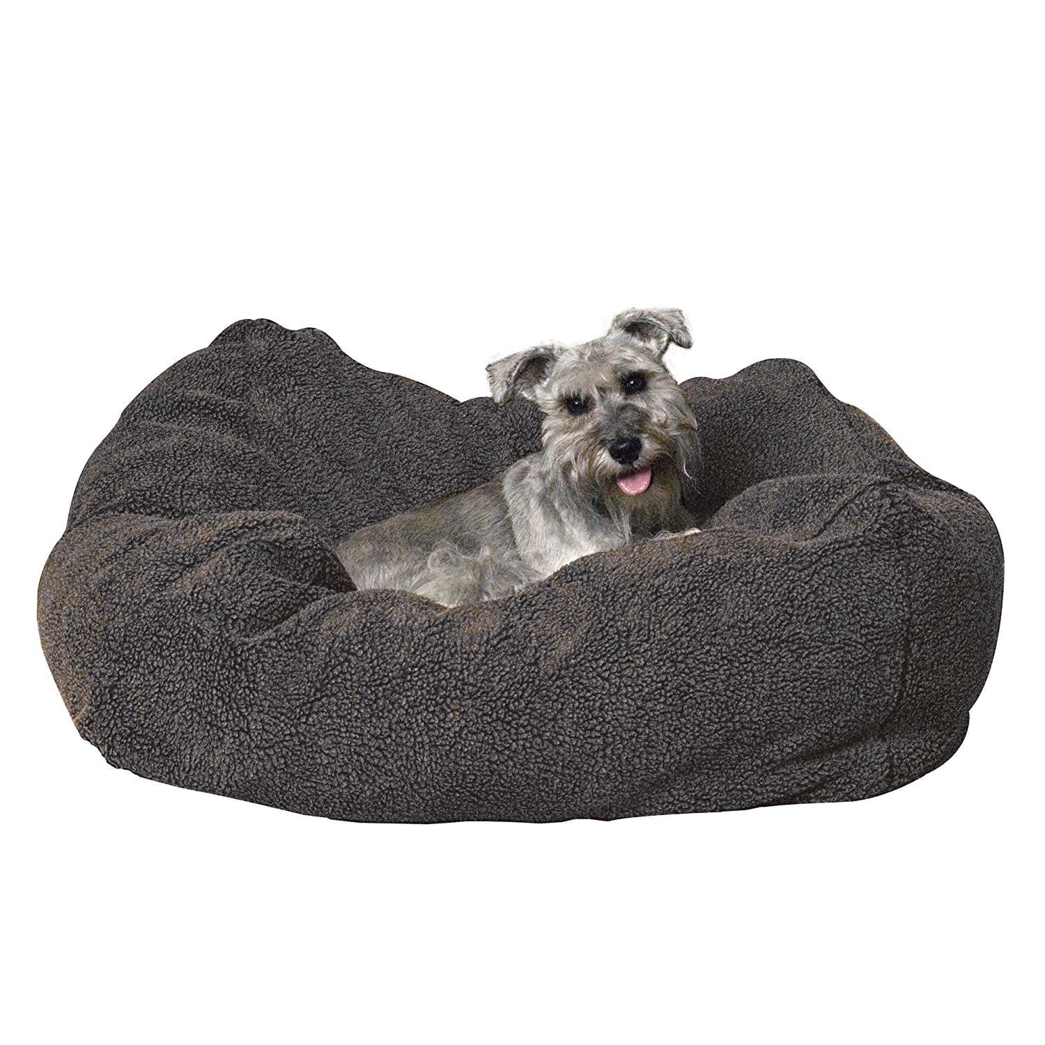 KandH Pet Products Cuddle Cube Dog Bed， Small， Gray