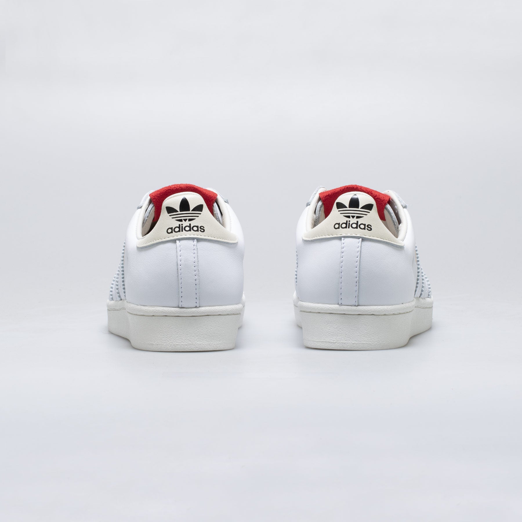 424 Shell-Toe Mens Lifestyle Shoe - White/Red