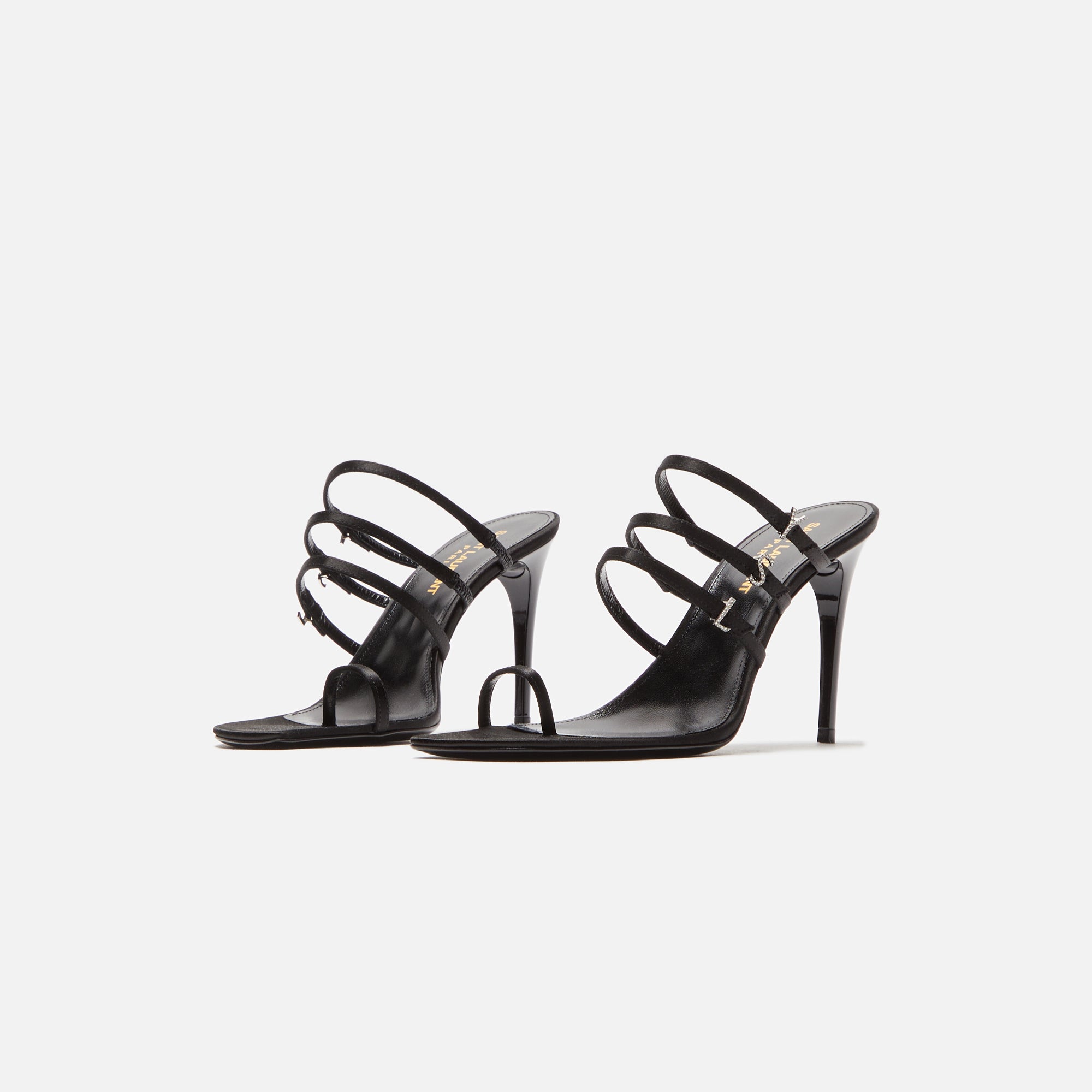 Saint Laurent Free 95 Luz Sandal - Nero