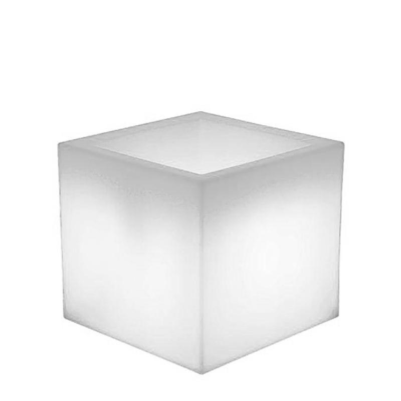Vasi quadrati con luce NARCISO 50