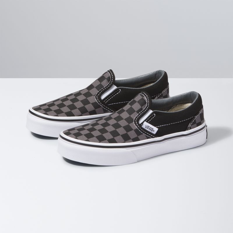 Kids Checkerboard Slip-On