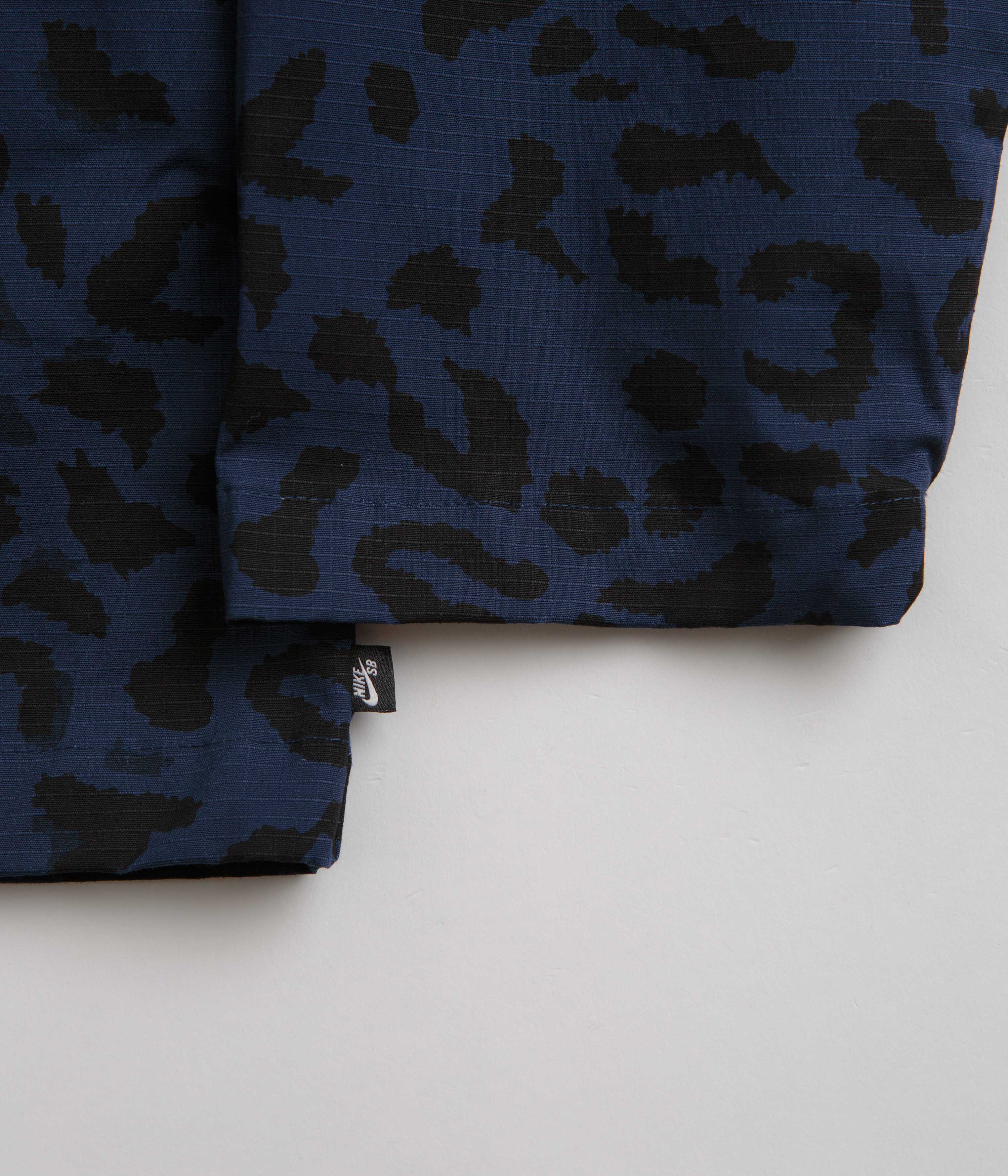 Nike SB Print Chore Jacket - Midnight Navy / White