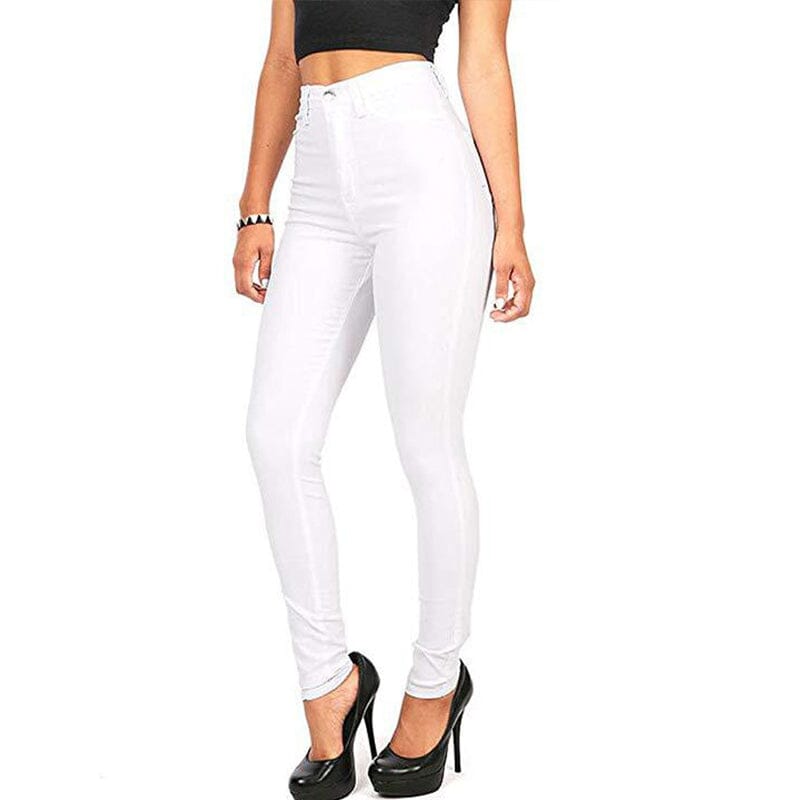 High-waisted Stretch Jeans