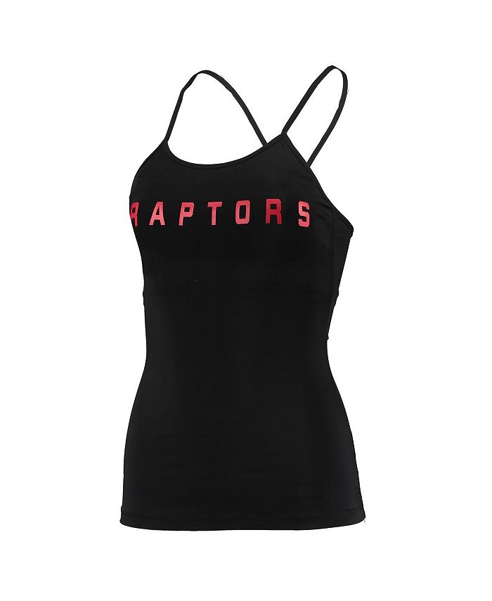 Women's Black Toronto Raptors Dual Team Tank Top