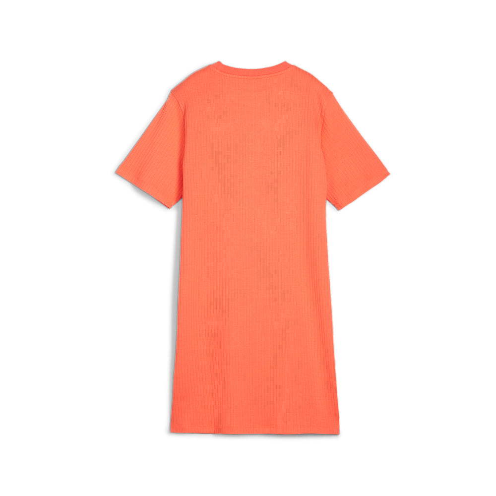 Classics Ribbed Short Sleeve T-Shirt Dress