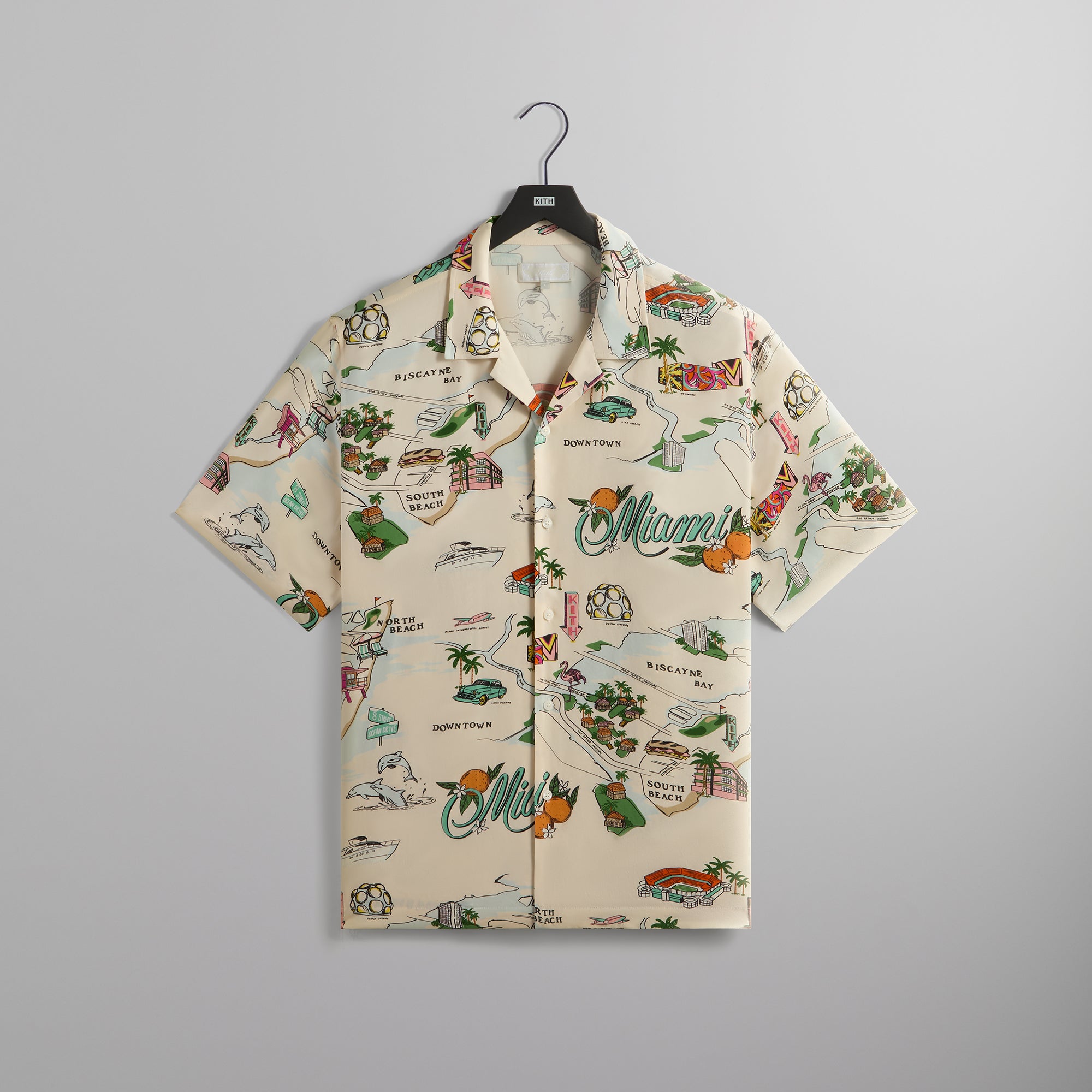 Kith Miami Thompson Camp Collar Shirt - Pointe