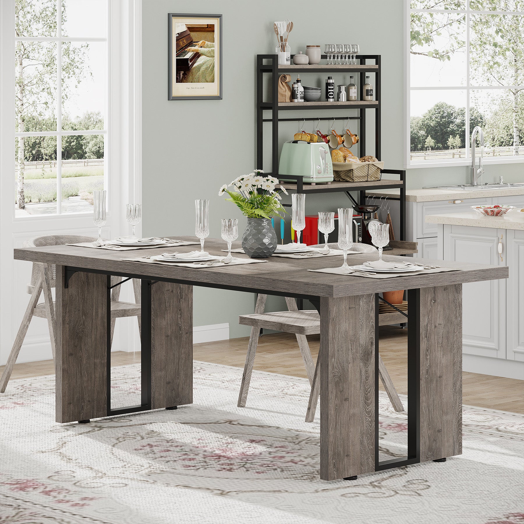 Rectangular Dining Table, 71